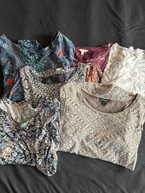 Mixed Pattern Women’s Long Sleeve Tops - Lucky Brand
